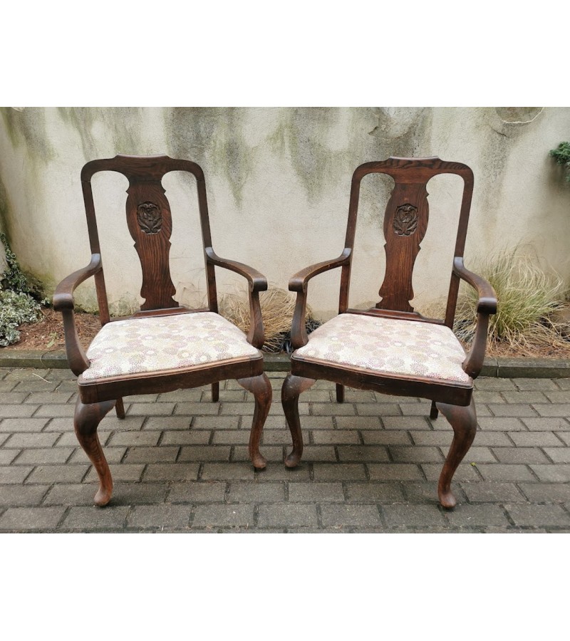Krėslai, kėdės Biedermeier stiliaus antikvariniai. Tvirti ir patogūs. 2 vnt. Kaina po 138