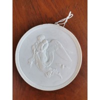 Plaketė porcelianinė antikos tema, biskvitas, Royal Copenhagen. Denmark. Kaina 16
