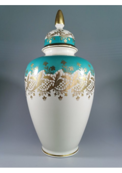 Vaza urna porcelianinė Alka Kunst Bavaria 22 kt. gold. Germany. Kaina 53