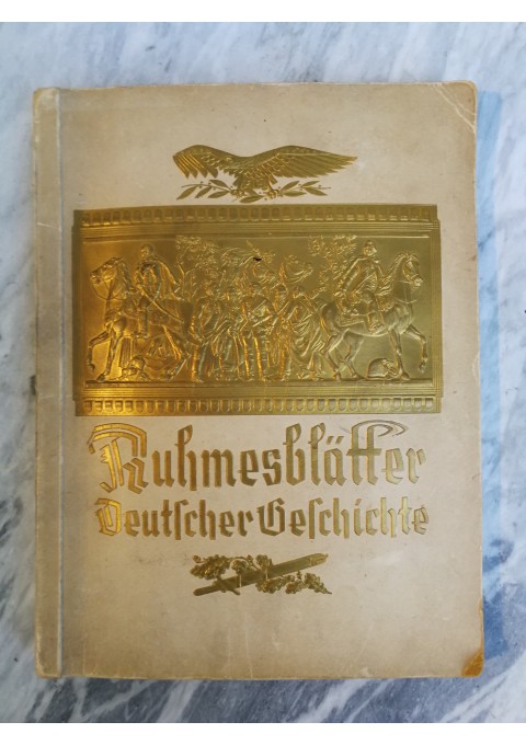 Knyga Ruhmesblätter deutscher geschichte (Šlovės lakštai vokiečių istorija). Kaina 23