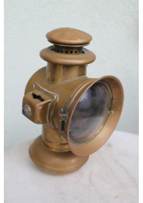Žibintas karietos antikvarinis, karbidinis SOLAR lempa. 1909 m. Kaina 92