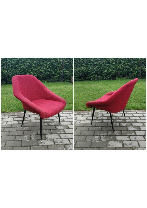 Stilingas foteliukas, krėslas, vintažinis, Mid century stiliaus. 1968 m. GDR. Kaina 107