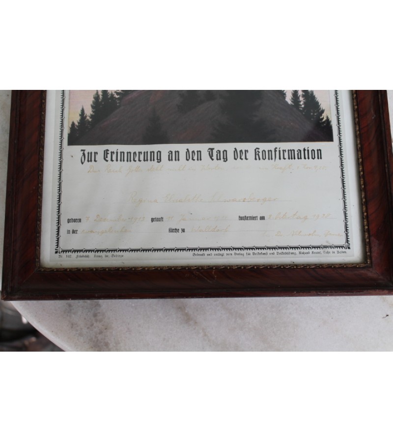 Kriksto baznytinis proginis paveikslelis, 1928 m. Kaina 16 Eur.