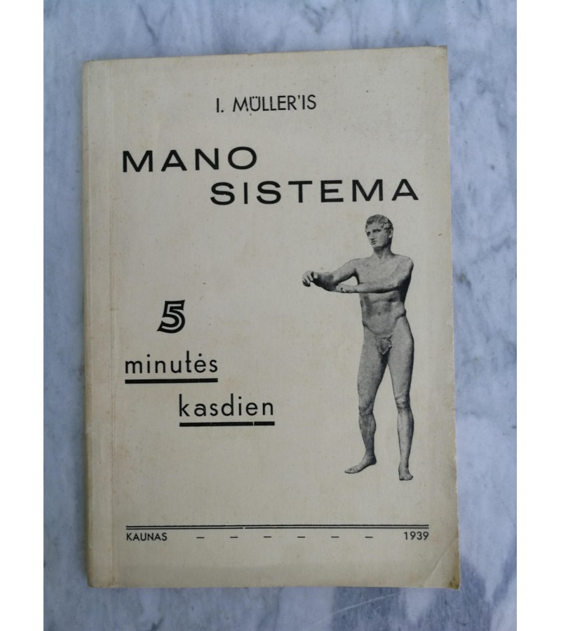 Knyga Mano sistema. 1939 m. Kaina 13
