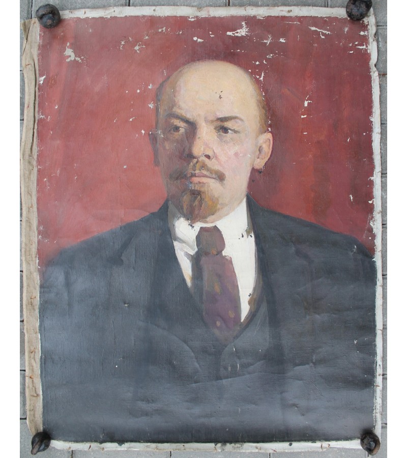 Lenino portretas. Aliejus, drobe. Kaina 127