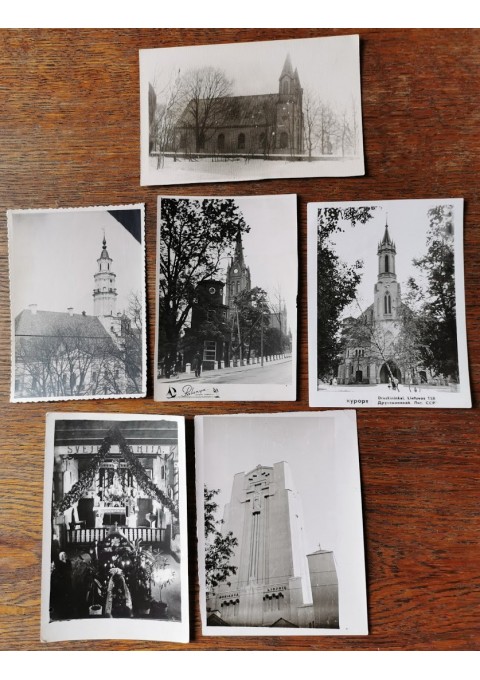 Nuotraukos antikvarinės bažnyčių. Kaina po 2 Eur.