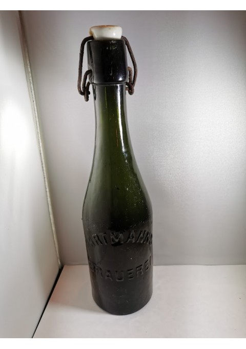 Butelis antikvarinis HARTMANNS BRAUEREI. Kaina 12