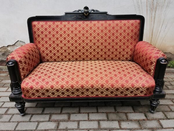 Kanapa, sofa antikvarinė, minkštasuolis, viskas originalu. Kaina 315