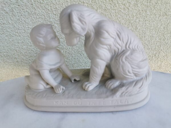 Statulėlė biskvito,  Pavadinimas: "Ar tu negali kalbėti?" . Švedija. Kaina 37