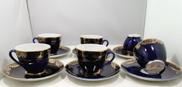 Puodeliai su lėkštutėmis porcelianiniai LFZ, espresso. LIKO 4 vnt. Talpa 110 ml. Kaina po 18