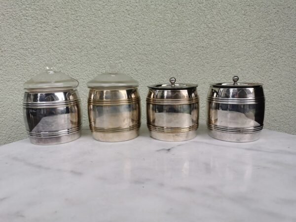 Cukrinės antikvarinės sidabruotos. LIKO 3 vnt., paskutinė parduota. Kaina po 21