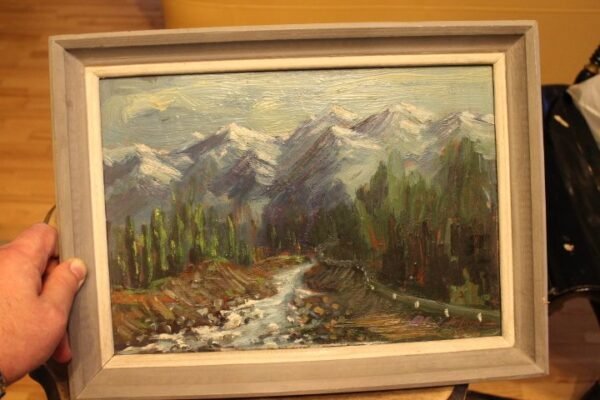 Paveikslas Kalnai. Feliksas Bulaka. Kaina 37 Eur.