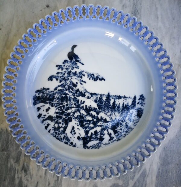 Lėkštės kolekcinės 5 vnt. skirtingais piešiniais. Three towers B&G Copenhagen Porcelain Bing & Grøndahl Denmark. Kaina po 9