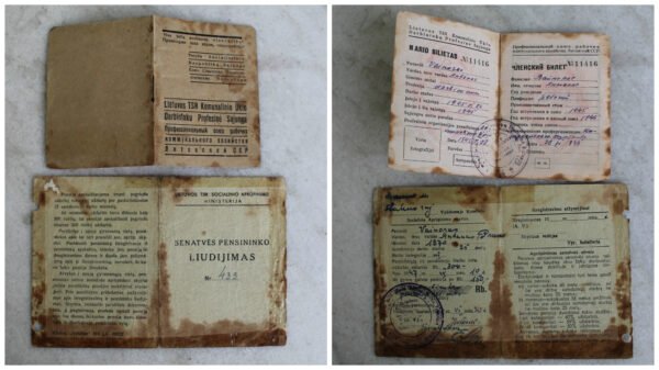 Dokumentai. 2 vnt. Kaina 2 eur uz visus.