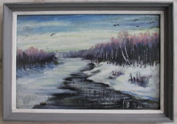 Paveikslas Gamta. Feliksas Bulaka. Kaina 42 Eur.