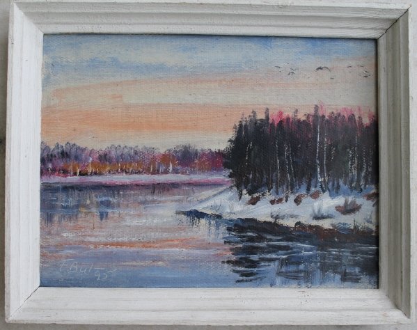 Paveikslas  Gamta, Feliksas Bulaka. Kaina 42 Eur.