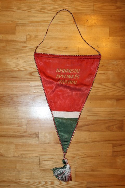 Gairelė Geriausiai apylinkės tarybai socialistinio teisėtumo srityje sovietinė, tarybinių laikų. Kaina 26