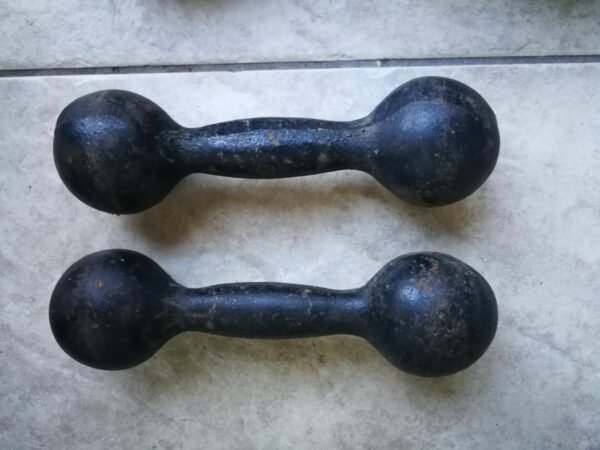 Hanteliai 2 vnt. po 2,5 kg. Kaina 18