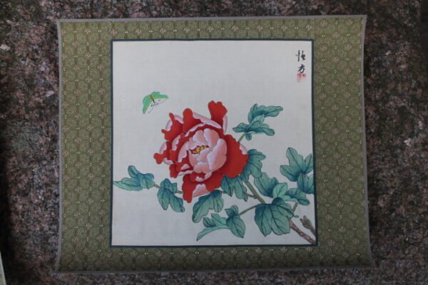 Paveikslėlis, Hand-painting. Made in China. Šilkas, popierius, tapyba. 4 vnt. Kaina po 17 Eur.