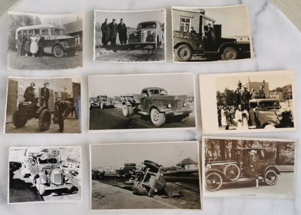 Nuotraukos: mašinos, avarijos. 9 vnt. Kaina 50 už visas arba po 10.