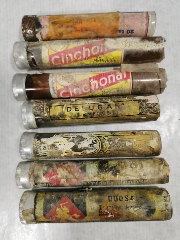 Vaistų buteliukai tarpukario Lietuvos. LIKO 3 vnt. Kaina po 3