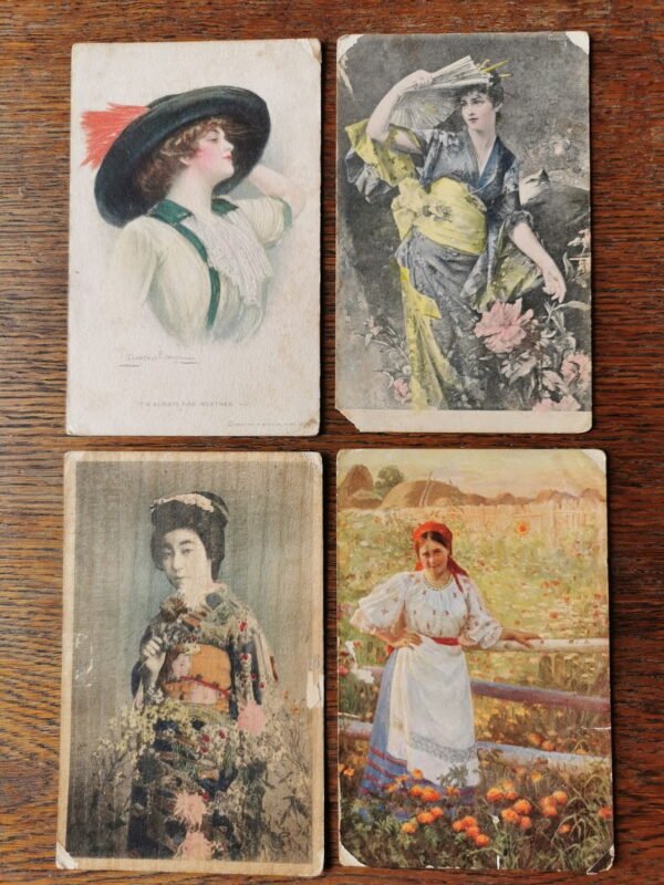 Atvirukai antikvariniai. Kaina po 2