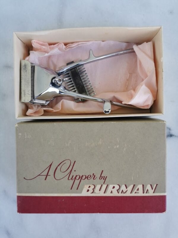 Kirpimo mašinėlė plaukams  BURMAN mechaninė, antikvarinė. Kaina 13