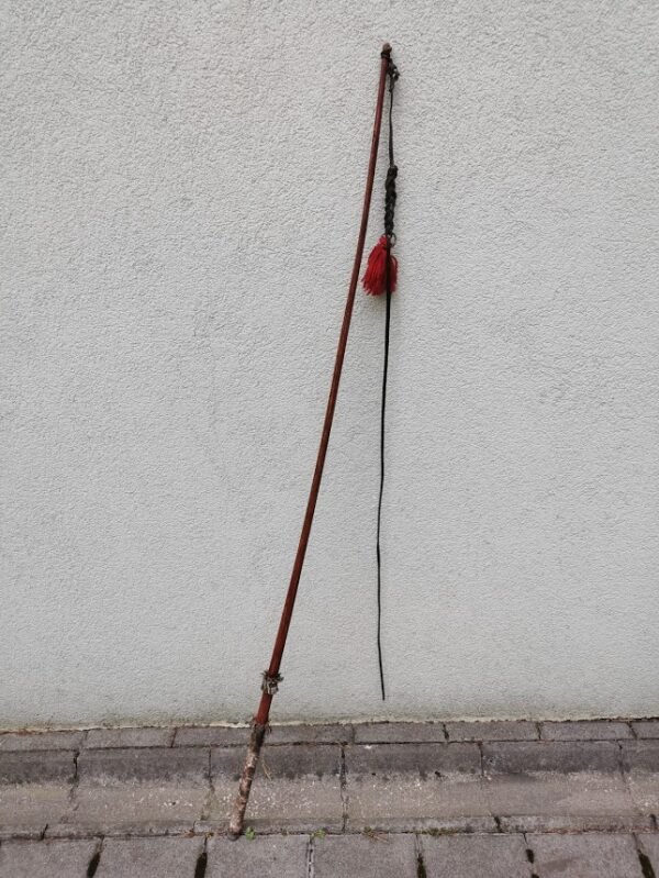 Rimbas, botagas, vytinys ilgasis, antikvarinis originalus, odinis. Kaina 78