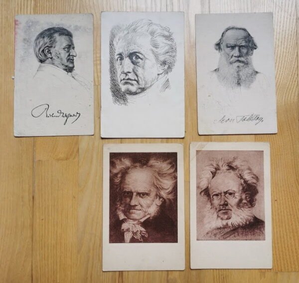 Atvirukai antikvariniai. Parduota: Tolstojaus atvirukas. Kaina po 2