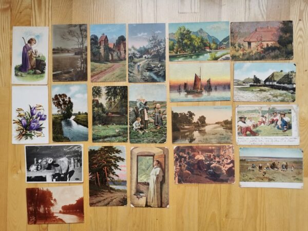 Atvirukai antikvariniai. Kaina po 2