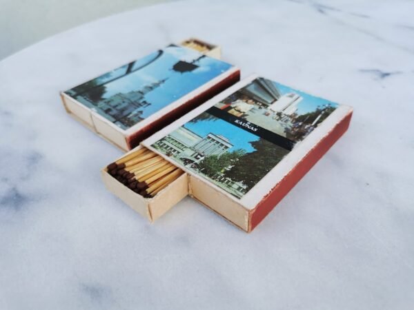 Degtukai KAUNAS tarybinų laikų. 2 vnt. Kaina po 12