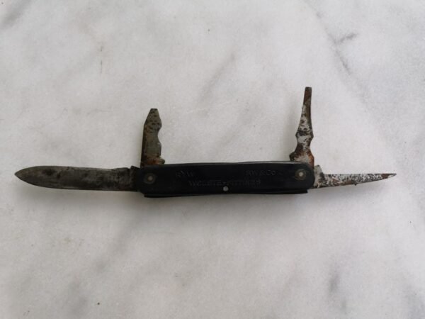 Peiliukas lenktinis, antikvarinis Richard Woeste Fittings, RW & Co. Kaina 12