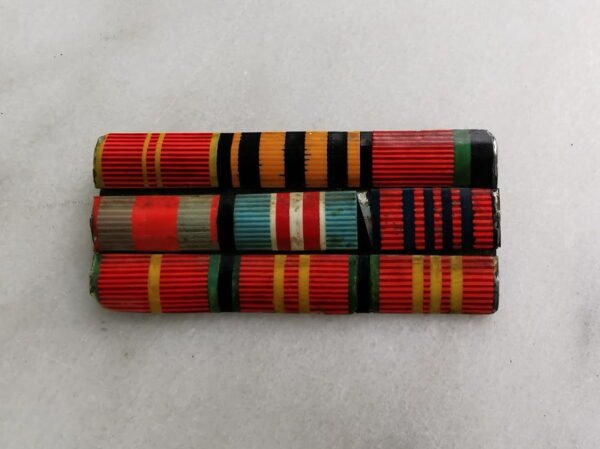 Medalių juostelė tarybinė (9 medalių). Originalas. Kaina 18