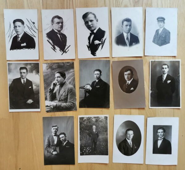 Nuotraukos tarpukario Lietuvos. PARDUOTA: 1 eilėje pirma, 2 eilėje 3, 3 eilėje pirma ir trečia. Kaina po 2