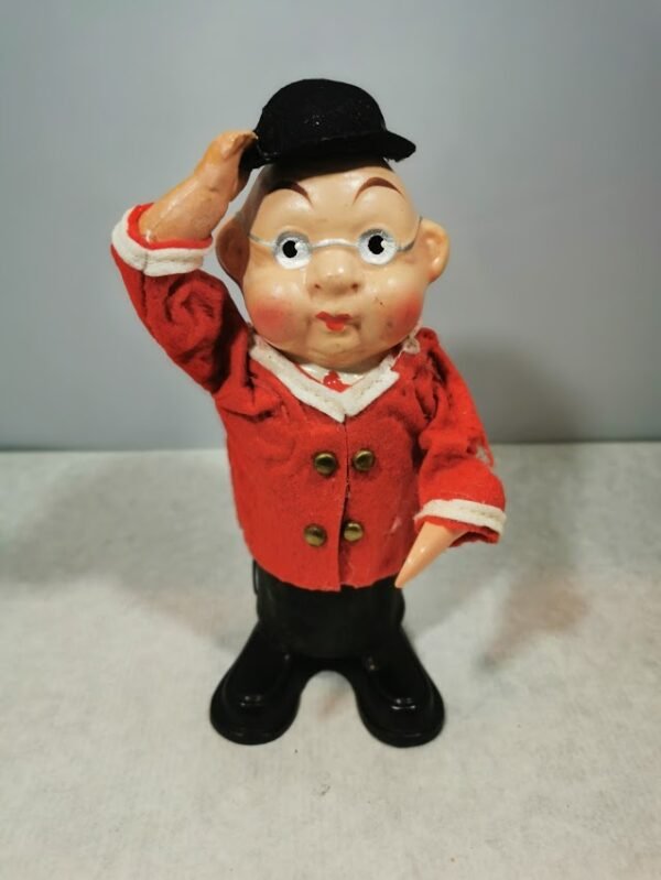 Žaislas 1950 metų. Vintage 1950s Rolly Toys Western Germany Paper Mache. Kaina 28