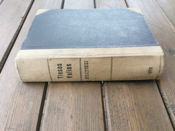 Žurnalų rinkinys Tiesos kelias. Straipsniai. 1936 m. Kaina 22