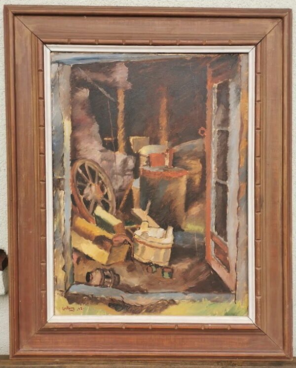 Paveikslas Liaudiški rakandai. 1942 m. Kaina 62