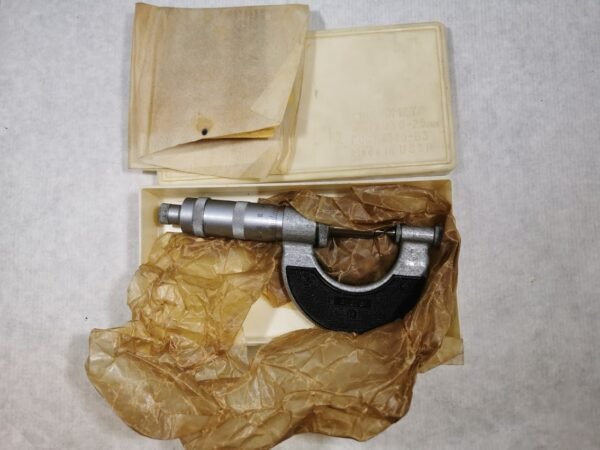 Prietaisas Mikrometras tarybinis, su dokumentais. Kaina 23