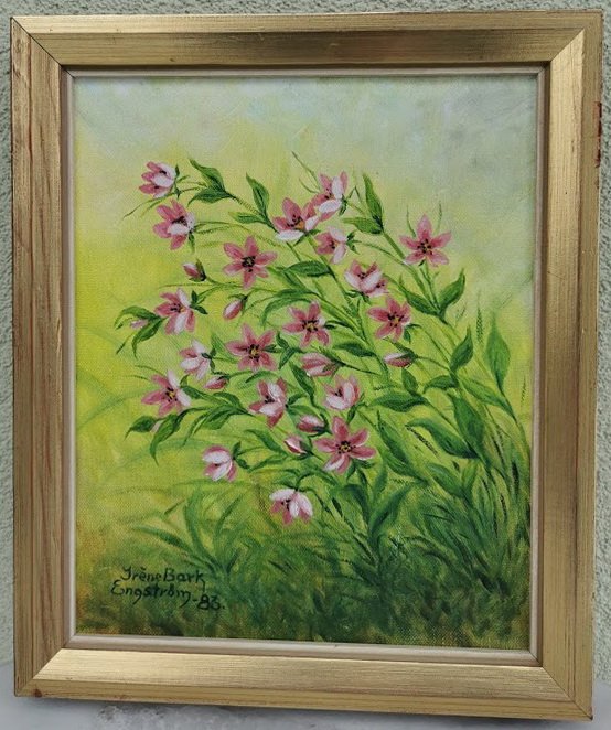 Paveikslas Gėlės. Aliejinė tapyba. Drobė, aliejus. Kaina 23