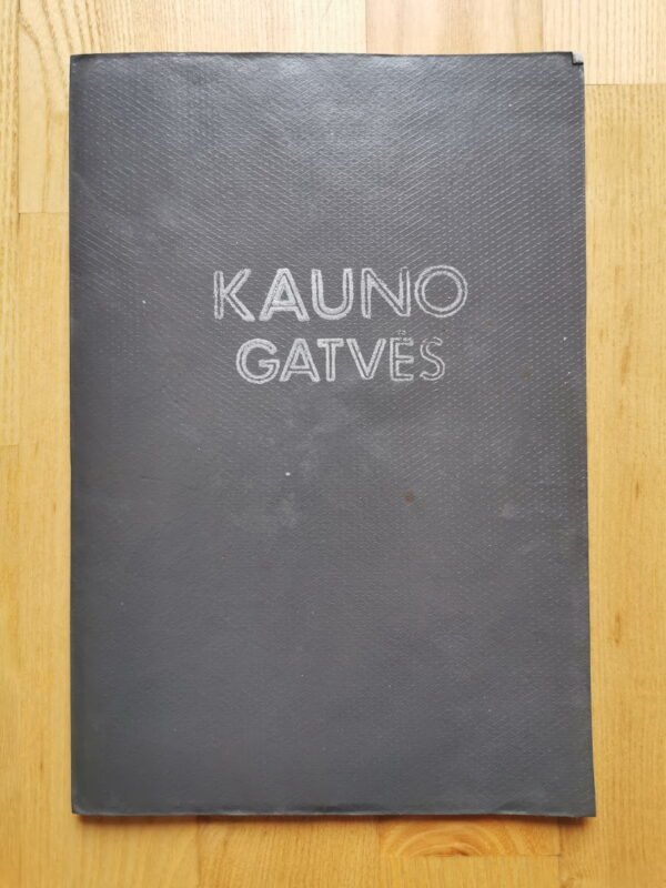 Žemėlapis Kauno gatvės. 1988-1990 m. Kaina 13