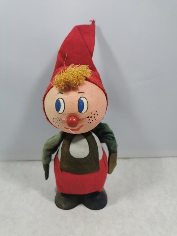 Žaislinis, vintažinis nykštukas. Papjė mašė. Kaina 12