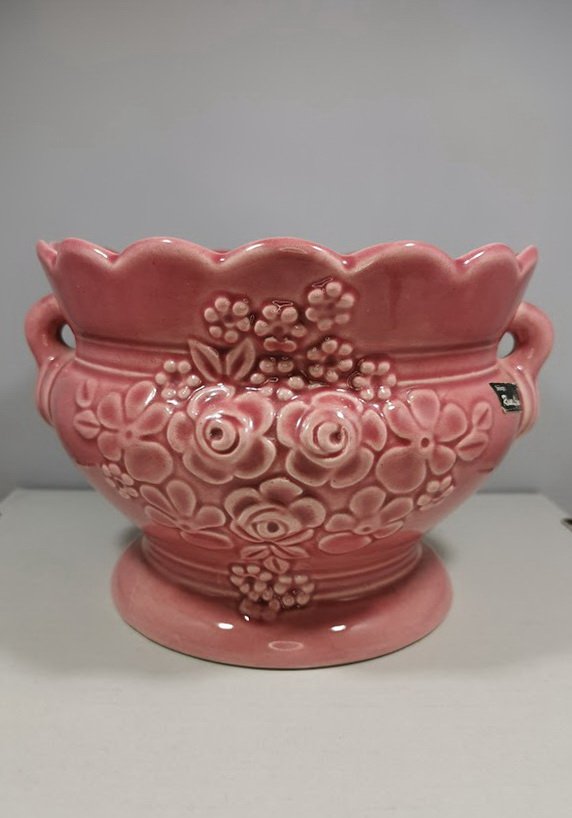 Vazonas keraminis glazūruotas, vintažinis Design Rosa Ljung. Sweden. Kaina 28