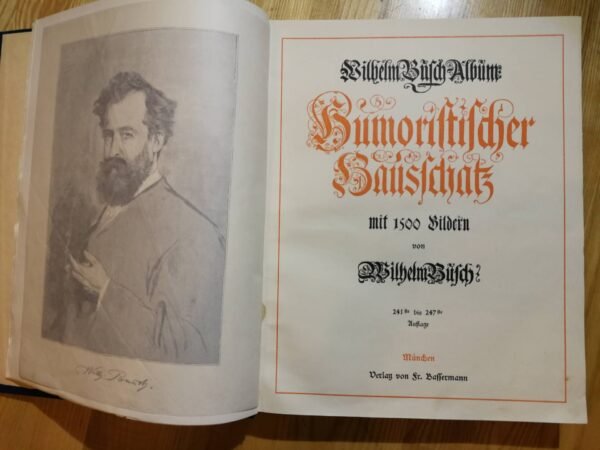 Albumas Karikaturos Wilhelm Busch, 1924 m. Kaina 32