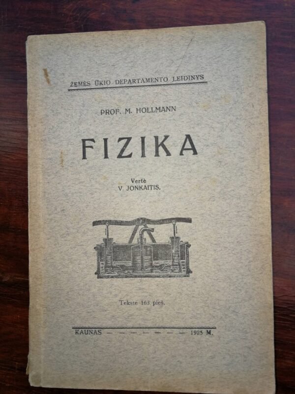 Fizika. 1925 m. Kaina 8