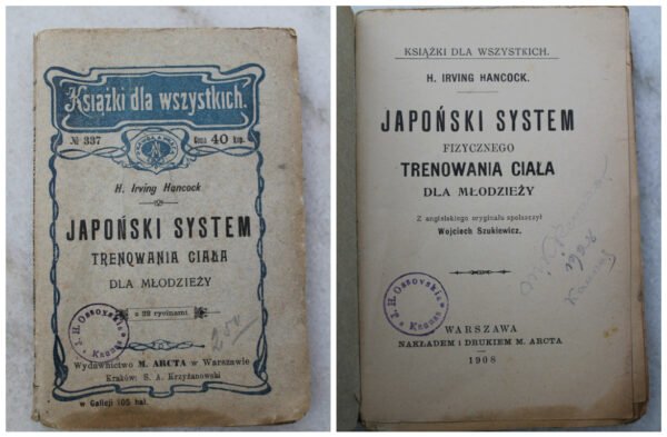 Knyga Japonski system trenowania ciala dla mlodiezy, 1908 m. Kaina 21