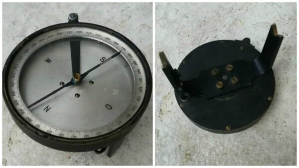 Antikvarinis metalinis kompasas. Kaina 32