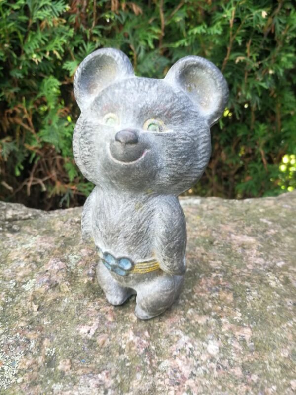 Meškiukas olimpinis Miša metalinis. Kaina 38