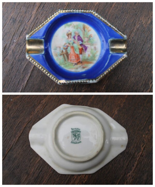 Antikvarine porcelianine moteriska pelenine. Kaina 21