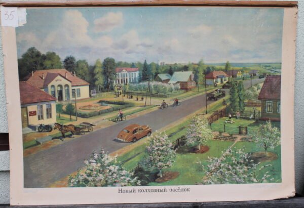 Tarybiniu laiku plakatas. Kaina 28