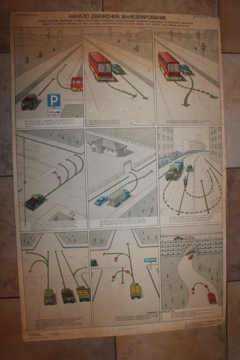 Plakatas Kelio ženklai sovietinis, tarybinių laikų. Kaina 12